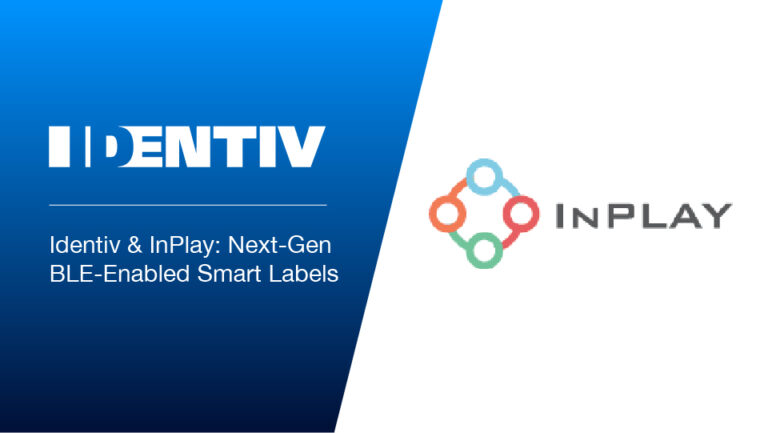Identiv and InPlay Introduce Next-Generation BLE-Enabled Smart Labels for Industrial IoT Applications